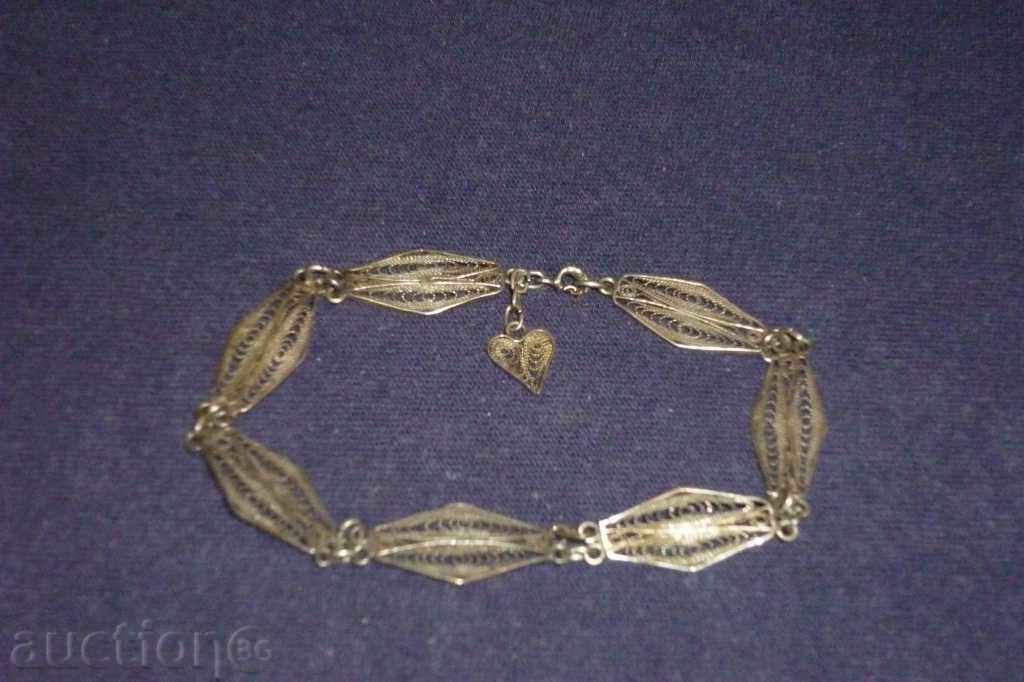 Auction  Old silver bracelet, jewelry, jewel, filigree