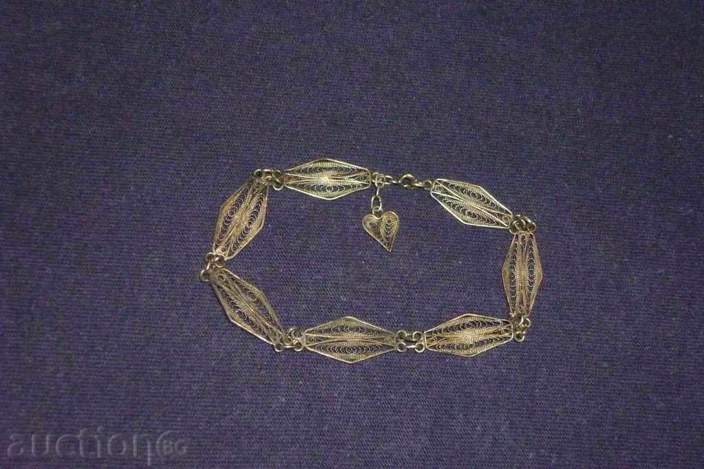 Old silver bracelet, jewelry, jewel, filigree - 5
