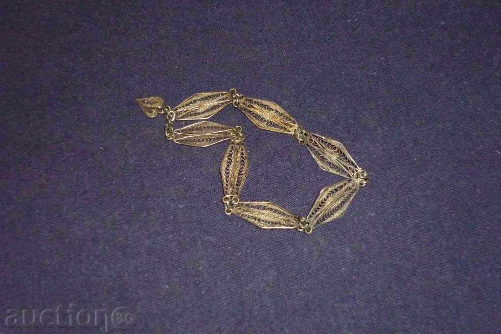 Old silver bracelet, jewelry, jewel, filigree - 6