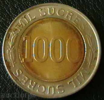 1000 сукре 1997, Еквадор
