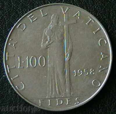 100 pounds 1958, Vatican