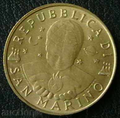 200 лири 1997, Сан Марино с цена € 2.04 | 3.99 лв.