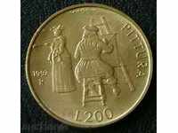 200 лири 1997, Сан Марино