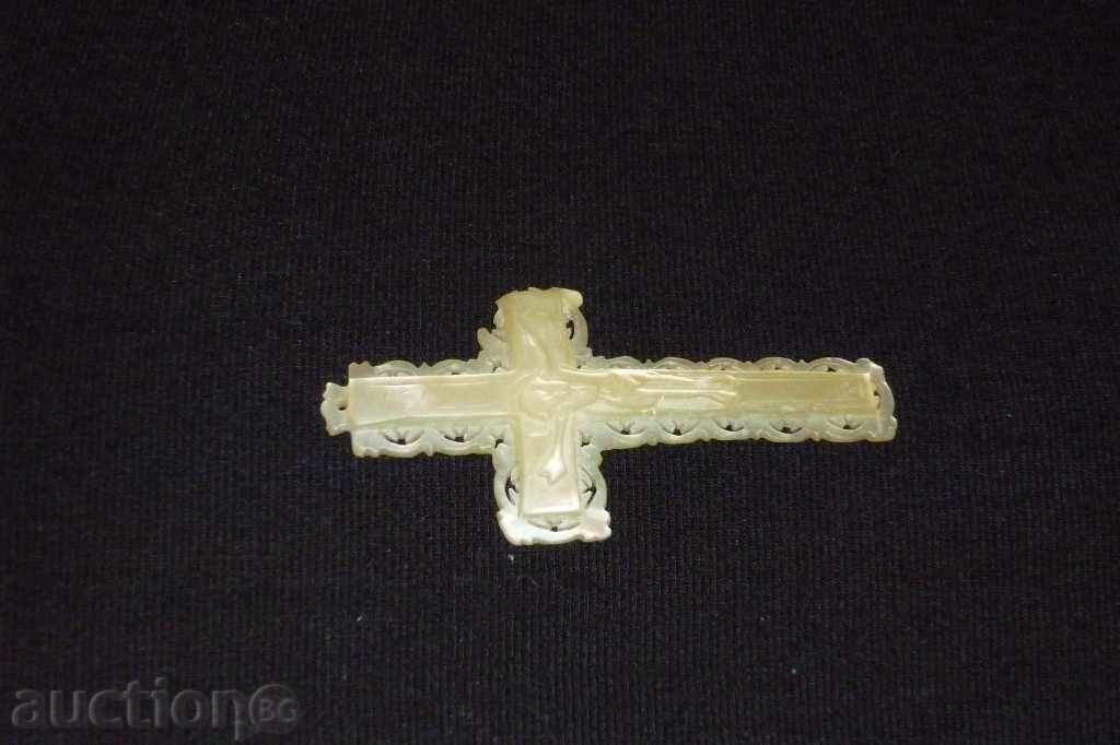 Delivery of Biblical cross, relic, mother of pearl, jewel
