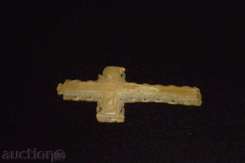 Biblical cross, relic, mother of pearl, jewel - 6