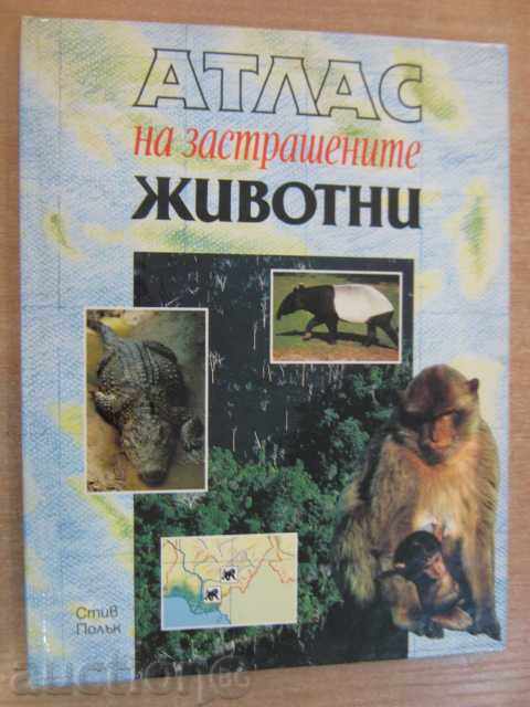 Book "Atlasul de animale pe cale de dispariție Steve Pollock" - 64 p.