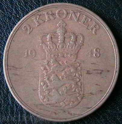 2 крони 1948, Дания