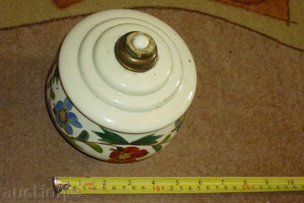 Auction Old porcelain lamp, lantern, gazebo, porcelain, glass Auction Old porcelain lamp, lantern, gazebo, porcelain, glass