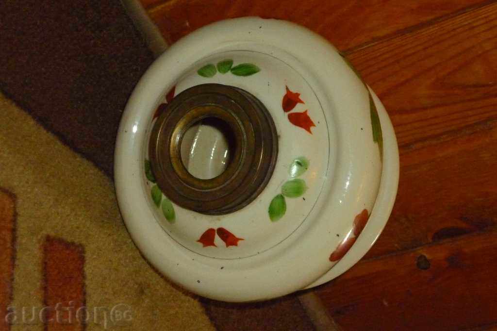 Delivery of Old porcelain lamp, lantern, gazebo, porcelain, glass Delivery of Old porcelain lamp, lantern, gazebo, porcelain, glass