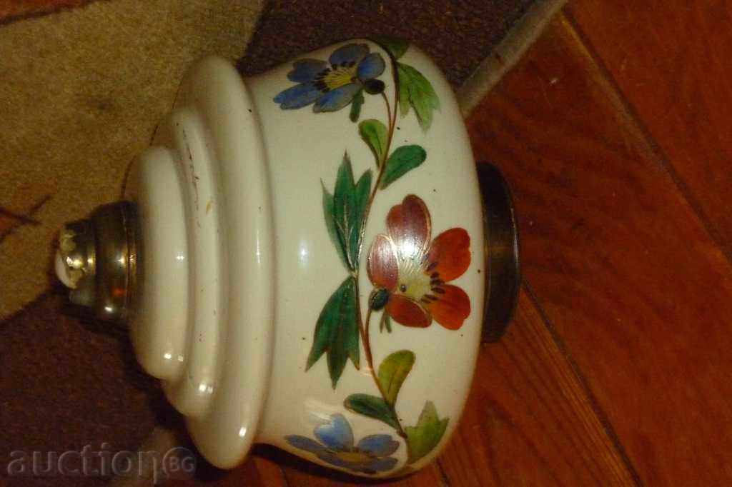 Old porcelain lamp, lantern, gazebo, porcelain, glass - 6 Old porcelain lamp, lantern, gazebo, porcelain, glass - 6