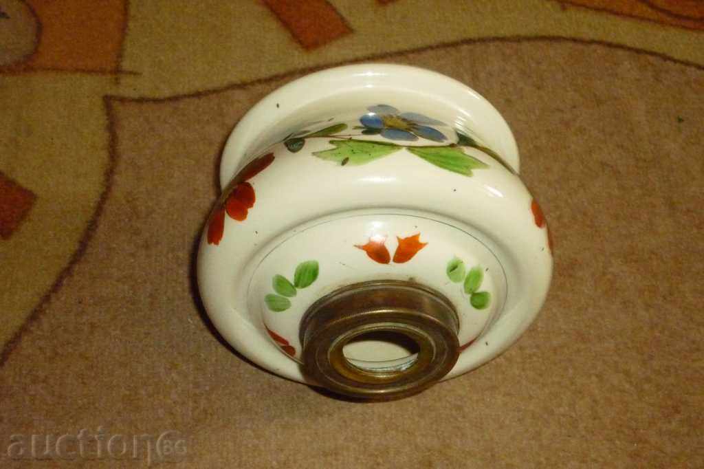 Old porcelain lamp, lantern, gazebo, porcelain, glass - 7 Old porcelain lamp, lantern, gazebo, porcelain, glass - 7