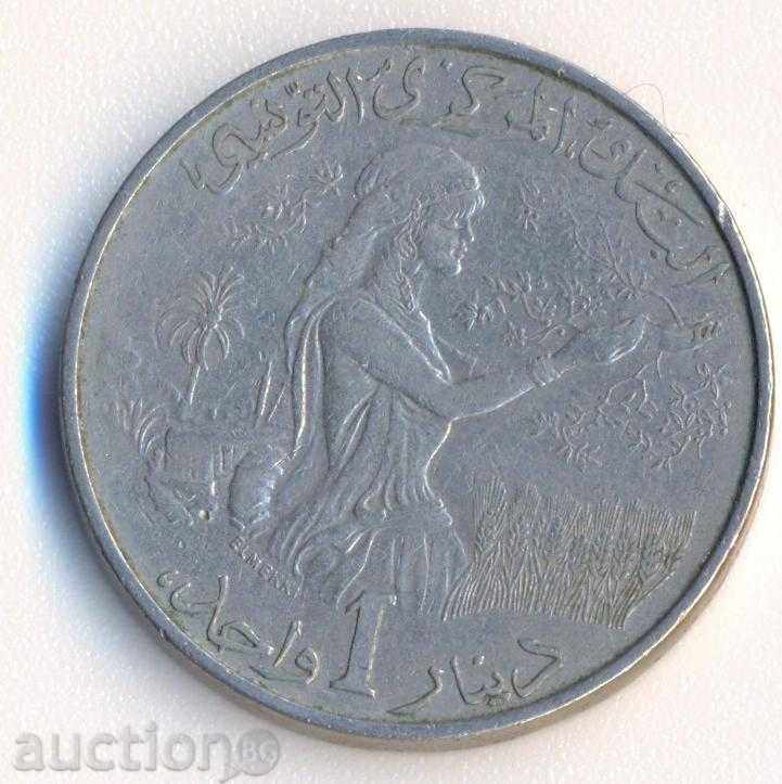 Тунис 1 динар 1976 година