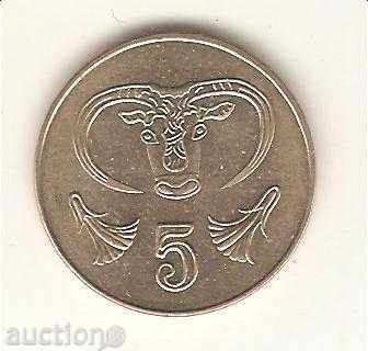 +Кипър  5  цент  2004 г.