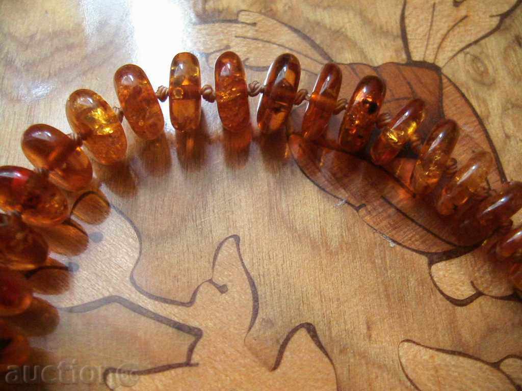 AMBER NECKLACE - NATURAL AMBER and SILVER BRACELET with price 427.00 BGN | € 218.32 AMBER NECKLACE - NATURAL AMBER and SILVER BRACELET with price 427.00 BGN | € 218.32