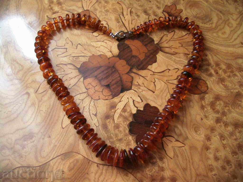 AMBER NECKLACE - NATURAL AMBER and SILVER BRACELET - 7 AMBER NECKLACE - NATURAL AMBER and SILVER BRACELET - 7