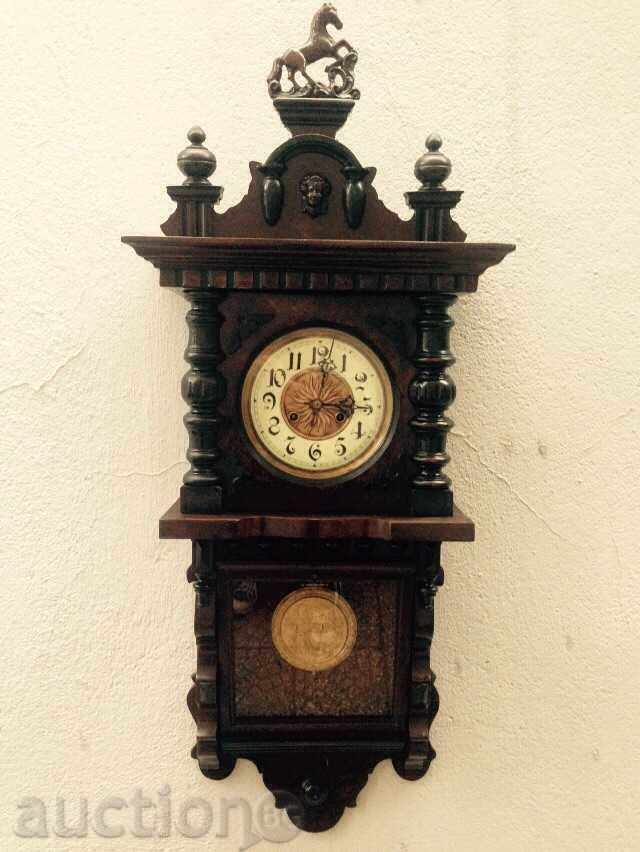 Ρολόι τοίχου Friedrich Mauthe Germany από αρχές του 20ου αιώνα