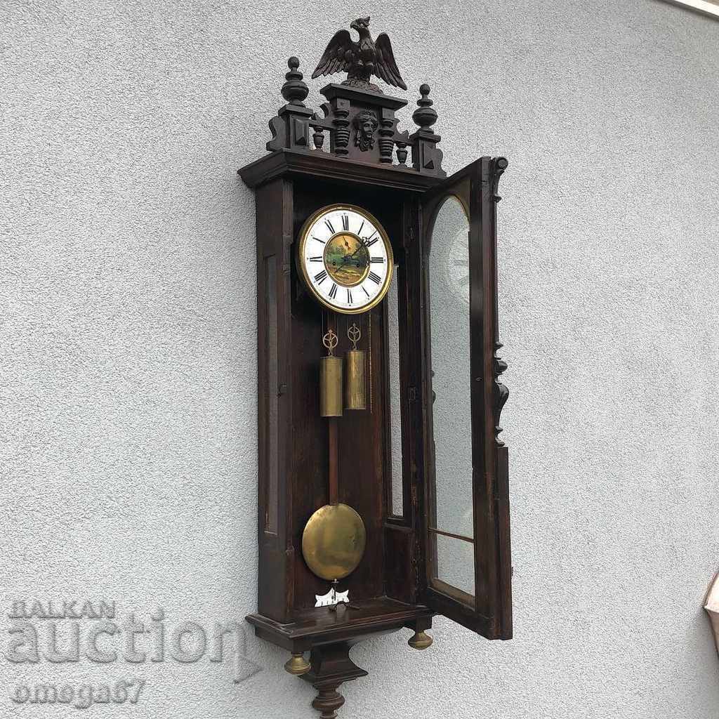 Vienna Regulator Wall Clock - 1880 - 6