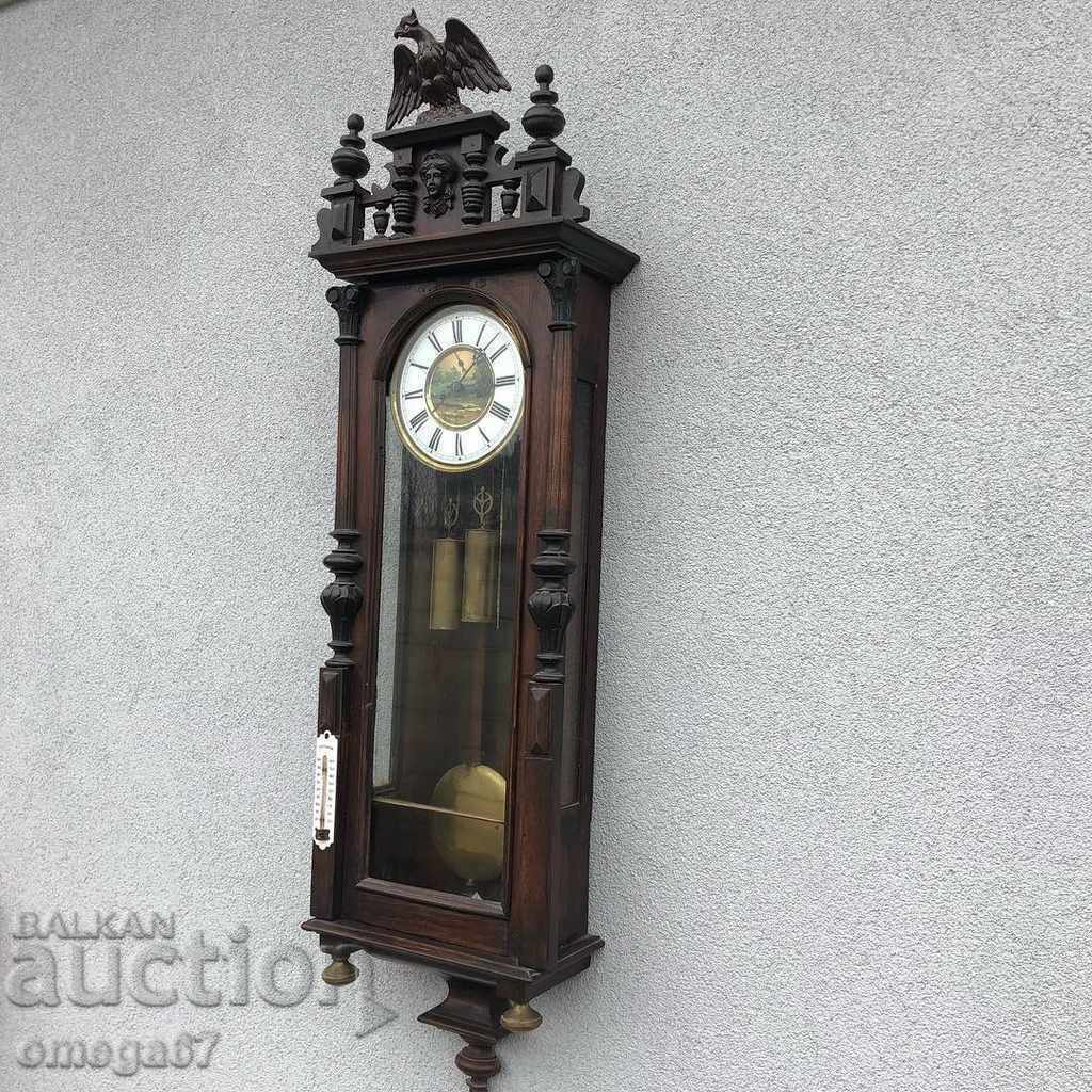 Vienna Regulator Wall Clock - 1880 - 7