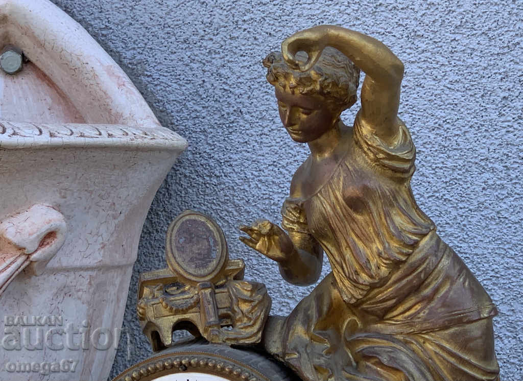 Fireplace clock from the end of the 19th century. - 6 Fireplace clock from the end of the 19th century. - 6