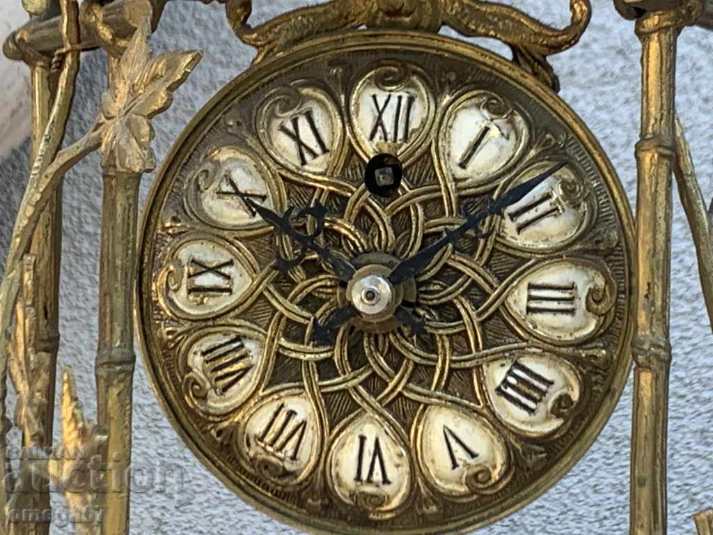 Fireplace clock from the middle of the 20th century. - 6