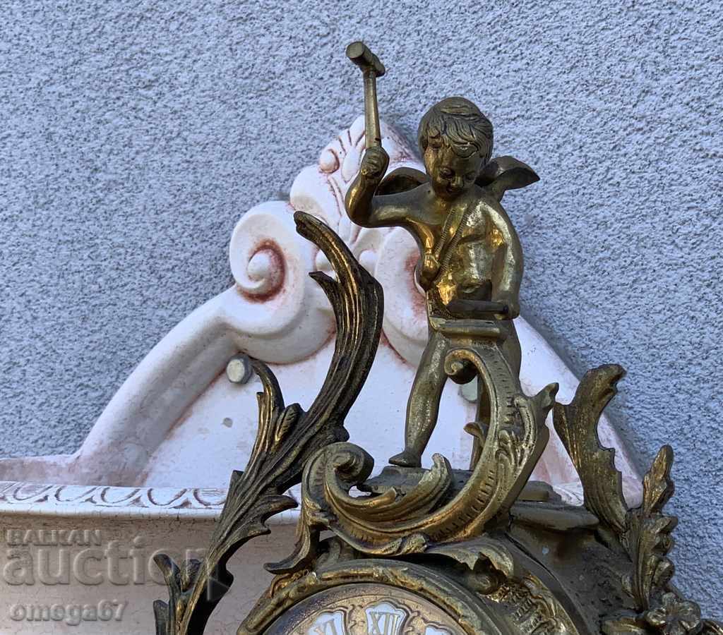 Auction  Rococo fireplace clock!