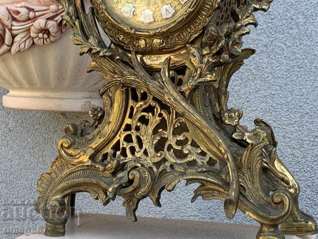 Delivery of Rococo fireplace clock!