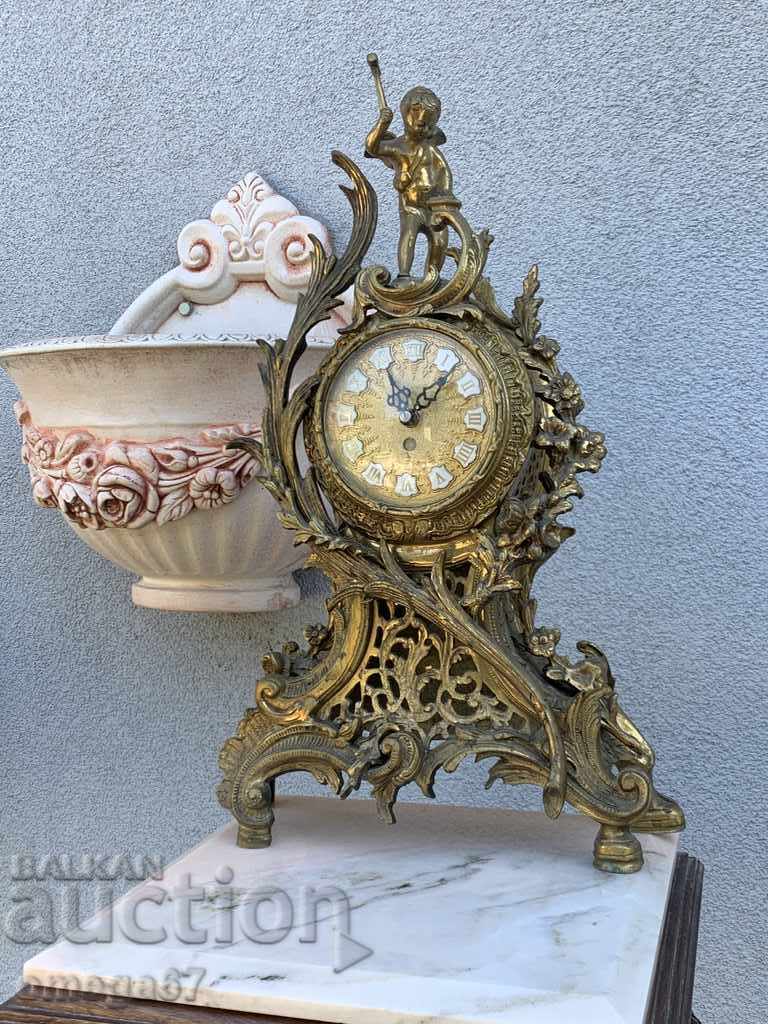 Ρολογι καμινάδας σε στυλ ΡΟΚΟΚΟ!