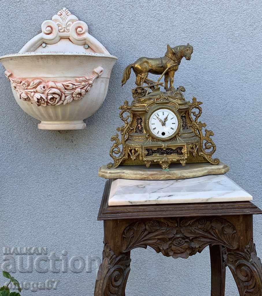 Fireplace clock of the first sex. of the twentieth century. with price 2500.00 BGN | € 1278.23