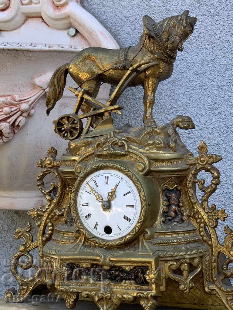 Fireplace clock of the first sex. of the twentieth century. - 5