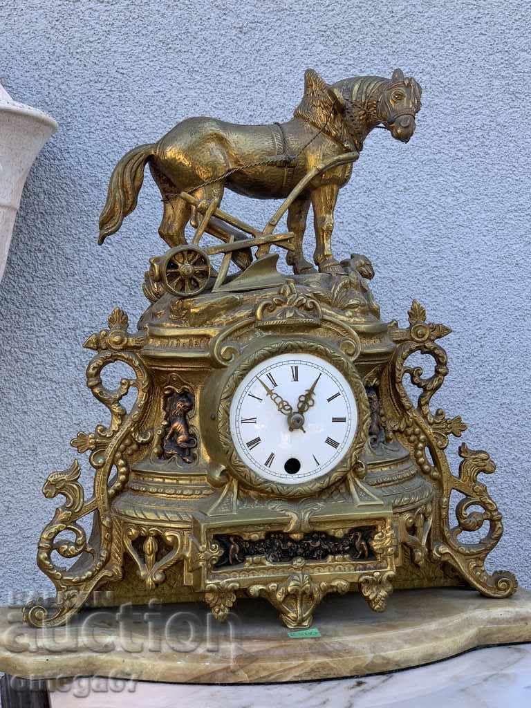 Fireplace clock of the first sex. of the twentieth century. - 6