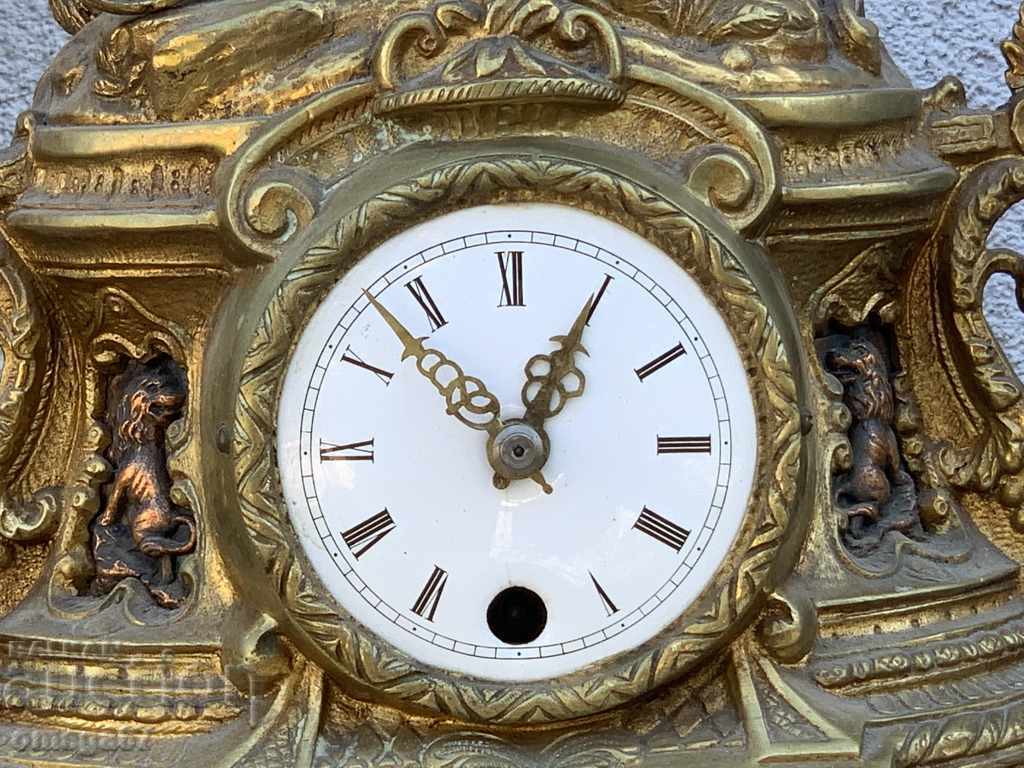 Fireplace clock of the first sex. of the twentieth century. - 7