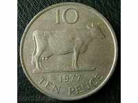 10 пенса 1977, Гърнси
