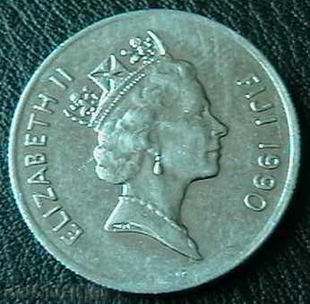 10 σεντς το 1990, Φίτζι με τιμή 2.50 BGN | € 1.28 10 σεντς το 1990, Φίτζι με τιμή 2.50 BGN | € 1.28