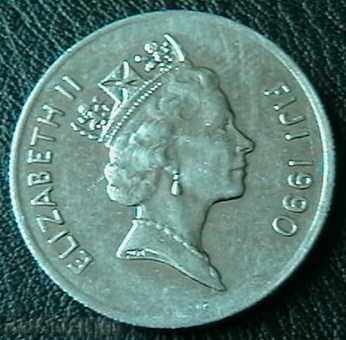 10 cents 1990, Fiji with price € 1.49 | 2.91 BGN