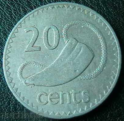 20 cents 1969, Fiji