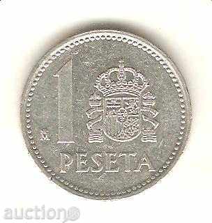 + Spania 1 peseta 1989