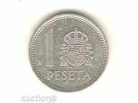 + Spania 1 peseta 1989