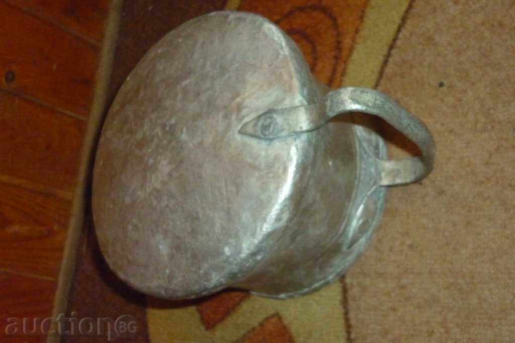 Old tinned kettle, pit, copper, kettle, blue, kettle - 7 Old tinned kettle, pit, copper, kettle, blue, kettle - 7