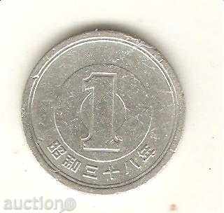 + Japonia 1 yen 1963