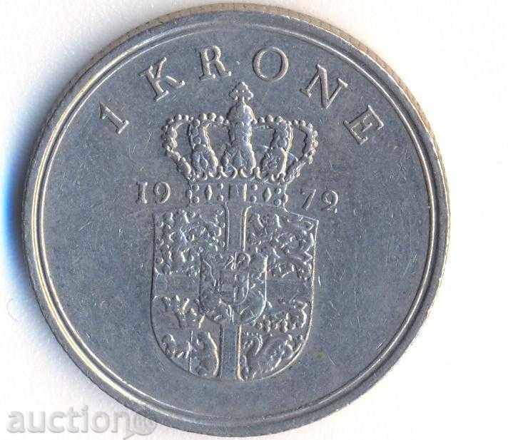 Danemarca 1 Krone 1972, Frederick IX