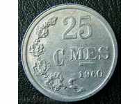 25 cent. 1960, Luxembourg