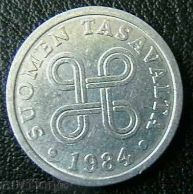 5 пениа 1984, Финландия с цена € 0.49 | 0.96 лв.