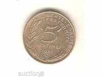 + Γαλλία 5 centimes 1981