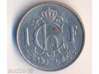Люксембург 1 франк 1964 година