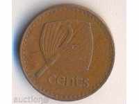 Fiji 2 cents 1969 year