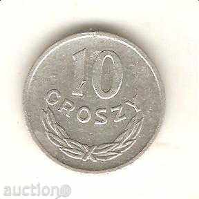 +Полша  10  гроша  1963 г.
