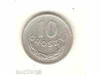 +Полша  10  гроша  1968 г. MW