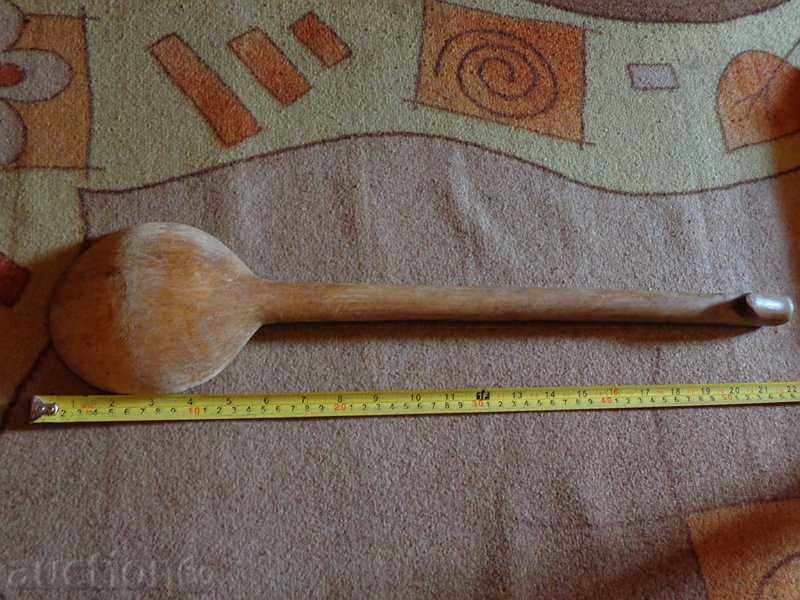 Old wooden spoon, the wooden one, - 5