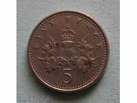5 pence 1990 - Great Britain