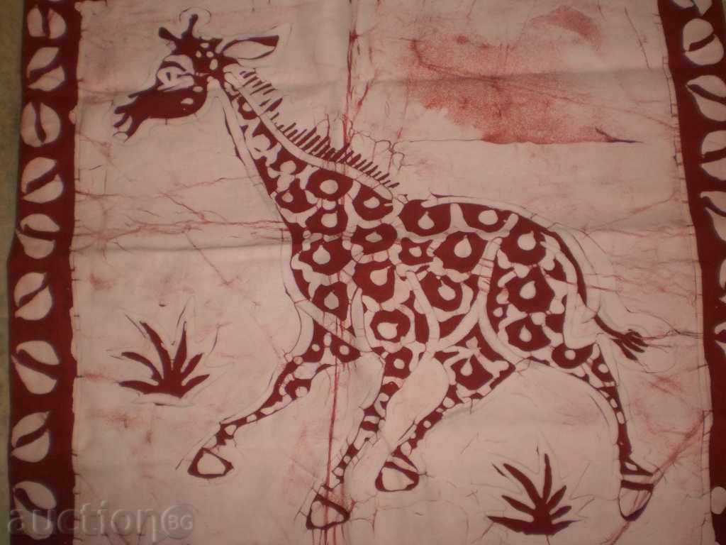 Калъфка за възглавница в техника батик-жираф с цена 49.00 лв. | € 25.05 Калъфка за възглавница в техника батик-жираф с цена 49.00 лв. | € 25.05